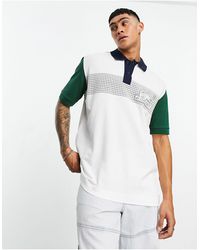 Lacoste - Loose Fit Colour Block Polo Shirt - Lyst