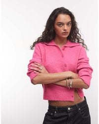 Collusion - Knitted Collar Cardigan - Lyst