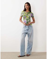 ASOS - Sheer Knitted Second Skin T-shirt - Lyst