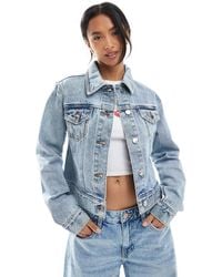 Miss Selfridge - Denim Girlfriend Jacket - Lyst