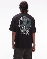 AllSaints - – snakebite – t-shirt - Lyst