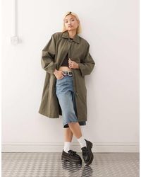 Weekday - Oversized Car Jas Van Canvas - Lyst
