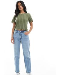 ASOS - Asos Design Petite Slim Fit Mom Jeans - Lyst