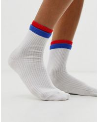 ASOS Double Layer Ankle Sock - Multicolour