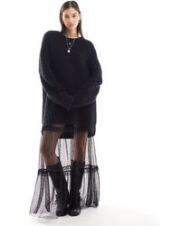 Free People - Super Soft Oversized Maxi Sweater - Lyst
