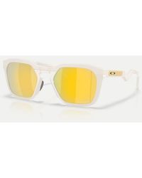 Oakley - Hstn Sq Square Polarised Sunglasses With Mirrored Lens - Lyst
