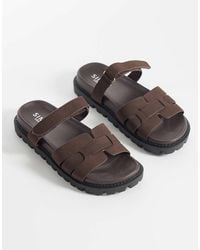 SIMMI - Simmi London Adelle Chunky Slider Sandals - Lyst