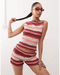 Reclaimed (vintage) - – gesmoktes tanktop - Lyst