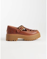 Timberland - – stone street – mary-jane-schuhe aus leder - Lyst
