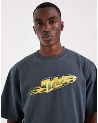 DOUBLE A by WOOD WOOD - 100% Cotton Liam T-shirt With Front Print A Logo - Lyst