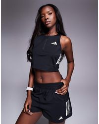 adidas Originals - Adidas Running Adizero Crop Top - Lyst