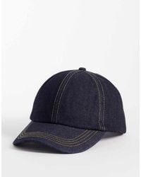 ASOS - Denim Baseball Cap - Lyst
