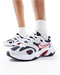 Nike - Runninspo - sneakers nere e bianche con dettagli rossi - Lyst