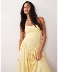 ASOS - Drop Waist Halter Neck Sundress - Lyst