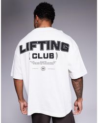 4505 - Camiseta Blanca Extragrande Con Acabado De Secado Rápido De Algodón Icon De - Lyst