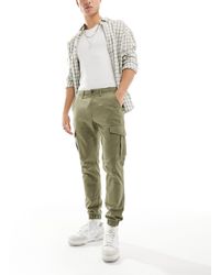 Jack & Jones - Cargo Trousers With Cuff - Lyst