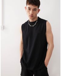 Reclaimed (vintage) - – kastiges tanktop aus flammengarn-jersey - Lyst