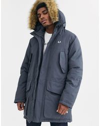 fred perry parka coat