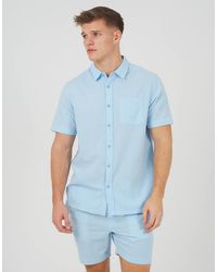Brave Soul - Short Sleeve Button-Up Shirt With Chest Pocket - Lyst