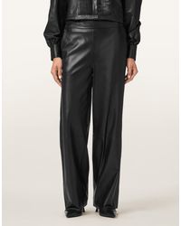 AllSaints - – ash – hose aus leder - Lyst