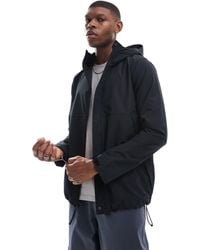 Hollister - All Weather Mesh Lined Hooded Rain Jacket - Lyst