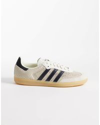 adidas Originals - Samba og crochet - baskets - crème et marron - Lyst