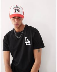 '47 - La Dodgers T-shirt With Chest And Back Print - Lyst