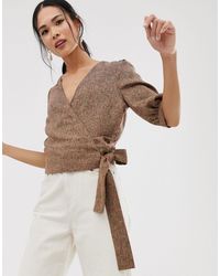 gestuz begonia wrap dress