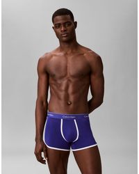 Calvin Klein - Calzoncillos De Algodón Elástico En Azul - Lyst
