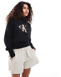Calvin Klein - – monologo – chenille-pullover - Lyst
