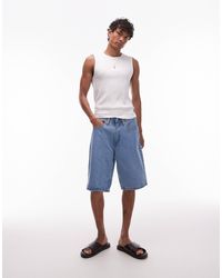 Levi's - 469 - short en jean ample - délavage clair - Lyst