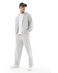 Bershka - Joggingbroek Van Seersuckerstof - Lyst