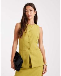 Vero Moda - Tailored O-neck Waistcoat Co-ord - Lyst