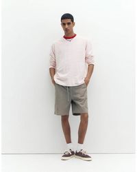 Pull&Bear - Bermuda Shorts With Elastic Waistband - Lyst