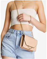 ASOS Ring And Ball Cross Body Bag With Interchangeable Chain Strap - Multicolor