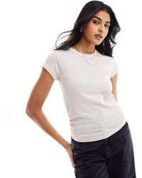 Stradivarius - Side Ruched Top - Lyst