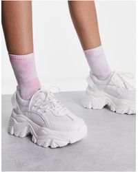 Truffle Collection - Super Chunky Sporty Lace Up Sneakers - Lyst