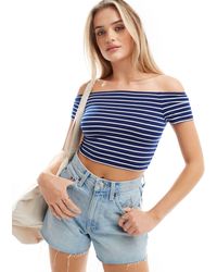 Pieces - Off The Shoulder Top - Lyst