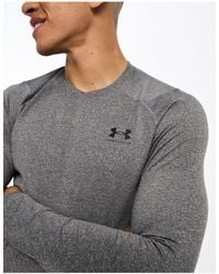 Under Armour - Cold Gear Armour Long Sleeve Fitted T-shirt - Lyst