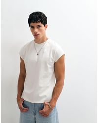 ASOS - Heavyweight Regular Fit T-shirt With Cap Sleeve - Lyst