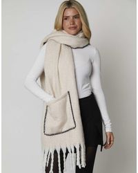 South Beach - Fluffy Pocket Scarf - Lyst