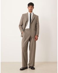 ASOS - Wide Leg Suit Trousers - Lyst