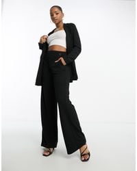 Vero Moda - Wide Leg Jersey Pants - Lyst