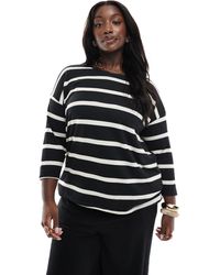 ONLY - 3/4 Length Sleeve Top - Lyst