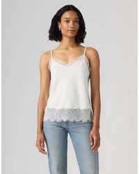 Levi's - Lynn Cami Lace Trim Tank Top - Lyst