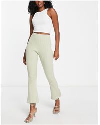 EDITED - Plisse Flared Trousers Co-ord - Lyst