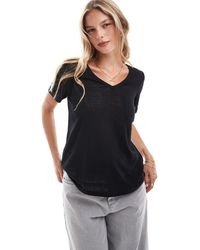 Object - – t-shirt mit v-ausschnitt - Lyst