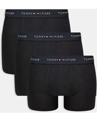 Tommy Hilfiger - Signature Cotton Essentials 3 Pack Boxer Briefs - Lyst