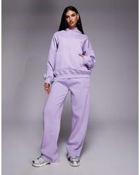 Kaiia - Studio Embroidered Logo Wide Leg Pocket Detail Joggers Co-Ord - Lyst