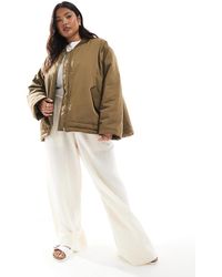ASOS - Asos Design Curve Ma1 Clean Bomber Jacket - Lyst